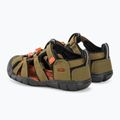 Detské sandále KEEN Seacamp II CNX dark olive/gold flame 3