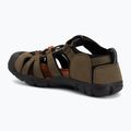 Juniorské sandále KEEN Seacamp II CNX dark olive/gold flame 3
