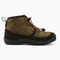 Juniorské topánky KEEN Howser II Chukka WP dark olive/gold flame 2
