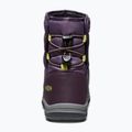 Juniorské snehule KEEN Puffrider WP black plum/daiquiri green 11