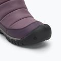 Juniorské snehule KEEN Puffrider WP black plum/daiquiri green 7