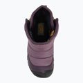 Detské snehule KEEN Puffrider WP black plum/daiquiri green 5