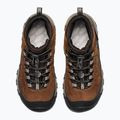 Detské trekingové topánky KEEN Targhee IV Mid Waterproof bison/brindle 10