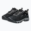 Detské trekové  topánky KEEN Targhee IV Low vodotesné black/steel grey 4