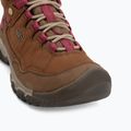 Dámske trekingové topánky KEEN Targhee IV Mid Wp bison/beaujolais 7