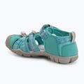 Juniorské sandále KEEN Seacamp II CNX bright aqua/giggle pink 3