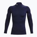 Pánsky tréningový longsleeve Under Armour Comp Mock UA Armour midnight navy/white