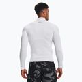 Pánske tričko longsleeve Under Armour Comp Mock UA Armour white/black 3