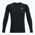 Pánske tréningové tričko longsleeve Under Armour CG Armour Fitted Crew black/white