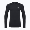 Pánske tréningové tričko longsleeve Under Armour CG Armour Fitted Crew black/white