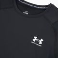 Pánske tréningové tričko longsleeve Under Armour CG Armour Fitted Crew black/white 3