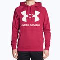 Under Armour pánska tréningová mikina Rival Fleece Big Logo HD červená a biela 1357093-664