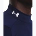 Pánske tričko longsleeve Under Armour Heat Gear Mock midnight navy/white 4