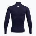 Pánske tričko longsleeve Under Armour Heat Gear Mock midnight navy/white 6