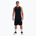 Pánsky basketbalový dres Under Armour Baseline Cotton Tank 3 čierny 136191-3 2