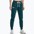 Under Armour pánske tepláky Rival Fleece Joggers 716 green 1356416-716