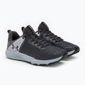 Under Armour Charged Engage 2 pánske tréningové topánky black and white 3025527 4