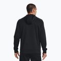 Pánska mikina Under Armour Fleece FZ Hoodie black/black 3