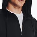Pánska mikina Under Armour Fleece FZ Hoodie black/black 4