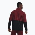 Under Armour Pique Track pánska tréningová mikina čierna a bordová 1366202 3