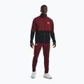 Under Armour Pique Track pánska tréningová mikina čierna a bordová 1366202 2