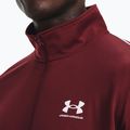 Under Armour Pique Track pánska tréningová mikina čierna a bordová 1366202 4