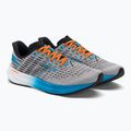 Brooks Hyperion pánska bežecká obuv grey/atomic blue/scarlet 4