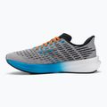 Brooks Hyperion pánska bežecká obuv grey/atomic blue/scarlet 10
