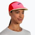 Šiltovka Brooks Lightweight Packable cherry tomato/neo pink 2