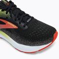 Pánska bežecká obuv Brooks Ghost 16 GTX black/mandarin red/green 7