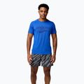 Pánske bežecké tričko Brooks Distance 3.0 neo blue/brooks logo 2