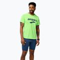 Pánske bežecké tričko Brooks Distance 3.0 neo limeade/brooks logo 2