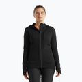 Dámska trekingová bunda Icebreaker Quantum III LS Zip Hood black IB0A59JW0011