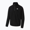 Pánska fleecová mikina The North Face 1 Glacier 1/4 Zip čierna