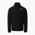 Pánska fleecová mikina The North Face 1 Glacier Full Zip čierna NFA5IHQJK31
