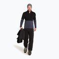 Pánska mikina Icebreaker Merino 400 RealFleece Descender LS Zip black/ graphite/ cb 4