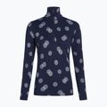 Dámska termo mikina Icebreaker Merino 260 Vertex LS Half Z Falling Flakes midnight navy/ snow/j 7