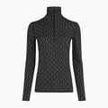Dámska termoaktívna mikina icebreaker Merino 260 Vertex LS HZ On-Piste black/ snow/j 5