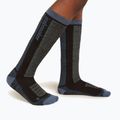 Detské ponožky icebreaker Merino Blend Ski+ Medium OTC black/dawn/graphite 2