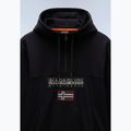 Pánska mikina Napapijri Burgee Half Zip Hooded 2.0 čierna 041 7