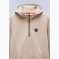 Pánska mikina Napapijri B-Badge Half Zip Hooded beige rocky 7