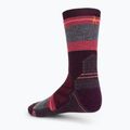Smartwool Hike Full Cushion Saturnsphere Crew trekingové ponožky bordó SW001584591 2