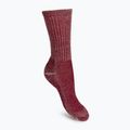 Dámske trekingové ponožky Smartwool Classic Hike Light Cushion Crew červené SW010293D421
