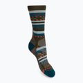Smartwool Performance Hike Light Cushion Margarita Crew hnedé trekingové ponožky SW001586D111