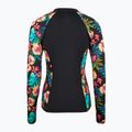 Hurley dámske plavecké tričko s dlhým rukávom Fiji Fantasy Zip Front Rashguard black 2