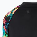 Hurley dámske plavecké tričko s dlhým rukávom Fiji Fantasy Zip Front Rashguard black 4