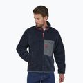 Pánska fleecová mikina Patagonia Classic Retro-X new navy w/wax red