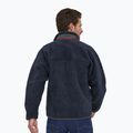Pánska fleecová mikina Patagonia Classic Retro-X new navy w/wax red 2