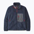 Pánska fleecová mikina Patagonia Classic Retro-X new navy w/wax red 8