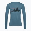 Dámske grafické tričko Patagonia Cap Cool Daily 73 skyline/light plume grey x-dye longsleeve 4